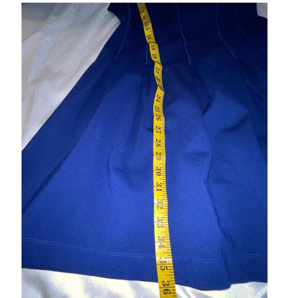 Banana Republic Fit & Flair Dress in‎ Mystic Blue - Women's Size 12P - Picture 6 of 8